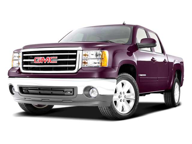 2008 GMC Sierra 1500 SLT in Onyx Black — front three-quarter view